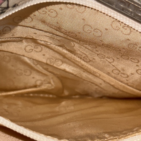 Gucci flora bloom wallet on chain mini crossbody purse interlocking GG chain - Picture 15 of 16